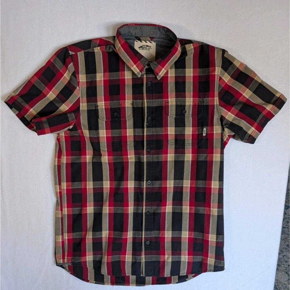Vans Off The Wall Button Up Shirt Medium